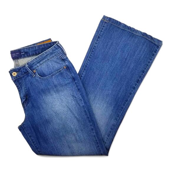 LEVI'S Jeans Slight Curve Classic Boot Cut Patch Pocket 2011 - Size 10M /30 - Picture 2 of 8